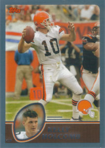 Kelly Holcomb 2003 Topps #79 football card