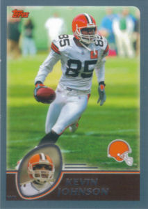 Kevin Johnson 2003 Topps #129 football card