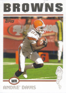 Andre Davis 2004 Topps #283 football card