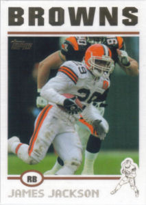 James Jackson 2004 Topps #263 football card