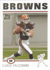 Luke McCown Rookie 2004 Topps #368 football card