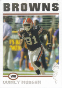 Quincy Morgan 2004 Topps #103 football card