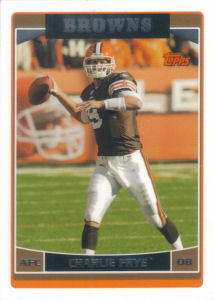 Charlie Frye 2006 Topps #39 football card