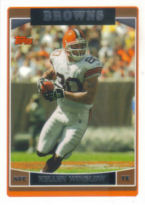 Kellen Winslow 2006 Topps #183 football card