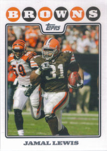 Jamal Lewis 2008 Topps #89 football card