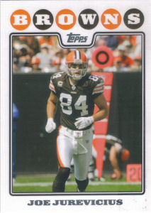 Joe Jurevicius 2008 Topps #169 football card