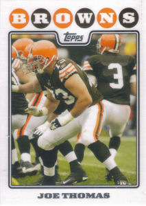 Joe Thomas 2008 Topps #281 football card