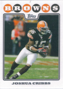 Joshua Cribbs 2008 Topps #285 football card