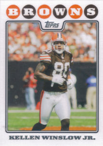 Kellen Winslow Jr. 2008 Topps #177 football card