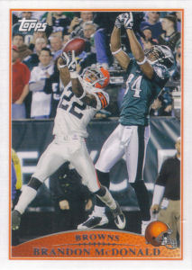 Brandon McDonald 2009 Topps #244 football card