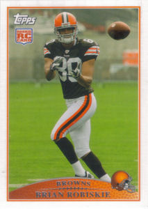 Brian Robiskie Rookie 2009 Topps #411 football card