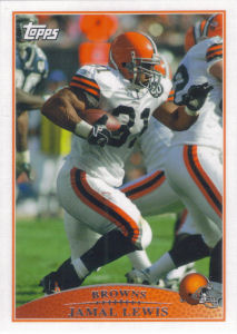 Jamal Lewis 2009 Topps #113 football card