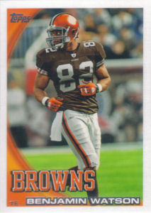 Ben Watson 2010 Topps #389 football card