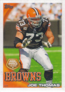 Joe Thomas All-Pro 2010 Topps #324 football card