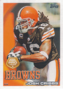 Josh Cribbs All-Pro 2010 Topps #343 football card