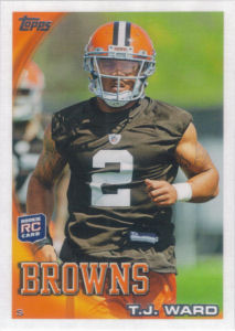 T.J. Ward Rookie 2010 Topps #245 football card