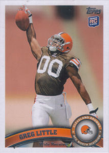 Greg Little Rookie 2011 Topps #321B football card