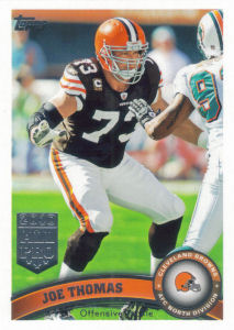 Joe Thomas All-Pro 2011 Topps #285 football card