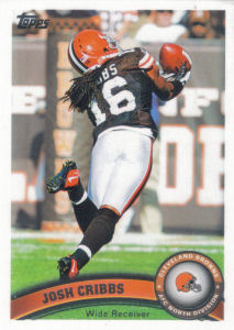 Josh Cribbs 2011 Topps #263 football card