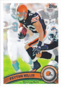 Peyton Hillis 2011 Topps #180 football card