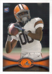 Travis Benjamin Rookie 2012 Topps #104 football card