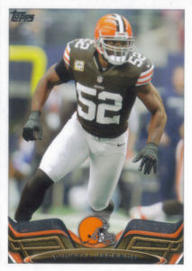 D'Qwell Jackson 2013 Topps #417 football card