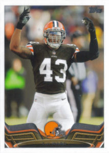 T.J. Ward 2013 Topps #302 football card