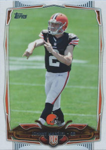 Johnny Manziel Rookie Variation SP 2014 Topps #429B football card