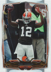 Josh Gordon Veteran Variation SP 2014 Topps #39B football card