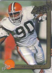 Rob Burnett 1991 Action Packed #41 football card