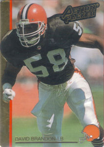 David Brandon 1992 Action Packed #49 football card