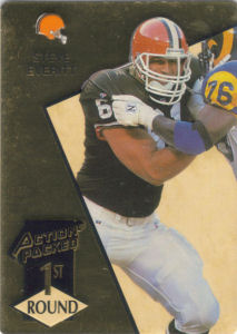 Steve Everitt Rookie 1993 Action Packed #176 football card