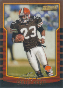 Errict Rhett 2000 Bowman #33 football card