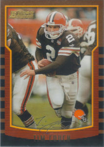 Tim Couch 2000 Bowman #37 football card