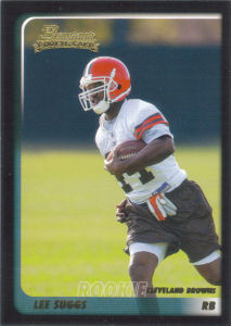 Lee Suggs Rookie 2003 Bowman #220 football card