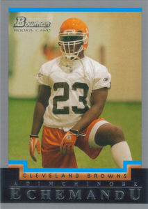 Adimchinobe Echemandu Rookie 2004 Bowman #167 football card