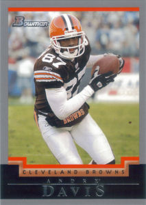 Andre Davis 2004 Bowman #3 football card