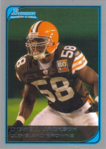 D'Qwell Jackson Rookie 2006 Bowman #188 football card