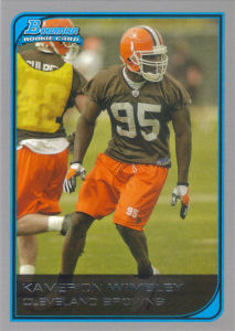 Kamerion Wimbley Rookie 2006 Bowman #164 football card