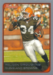 Reuben Droughns 2006 Bowman #107 football card