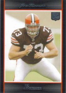 Joe Thomas Rookie 2007 Bowman #217 football card