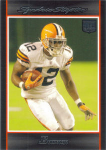 Syndric Steptoe Rookie 2007 Bowman #274 football card