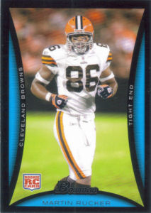 Martin Rucker Rookie 2008 Bowman #216 football card