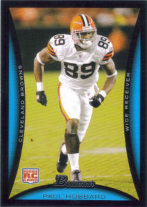 Paul Hubbard Rookie 2008 Bowman #142 football card