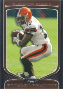 Braylon Edwards 2009 Bowman #77 football card