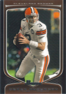 Derek Anderson 2009 Bowman #27 football card