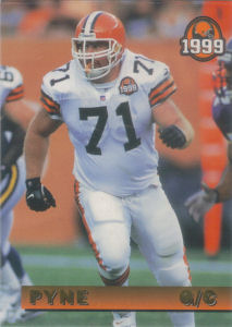 Jim Pyne 1999 Giant Eagle #3 football card