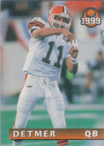 Ty Detmer 1999 Giant Eagle #1 football card