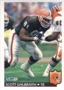 Scott Galbraith 1992 Fleer #67 football card