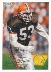 Pepper Johnson 1994 Fleer #97 football card